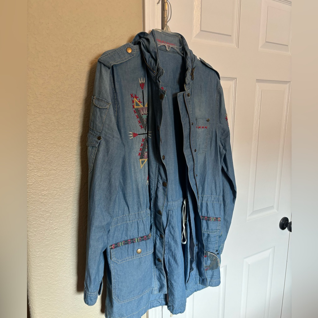 Double D Denim Utility Jacket